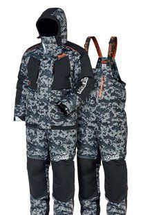 Костюм зимовий мембран. Norfin DISCOVERY 2 CAMO (сірий піксель) -35 &deg; / 8000мм / XXXL