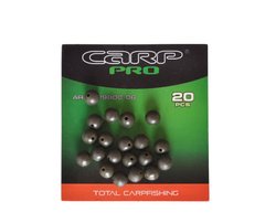 Відбійна намистина резиновая Carp Pro Dark Olive Green 6 мм (20 шт)