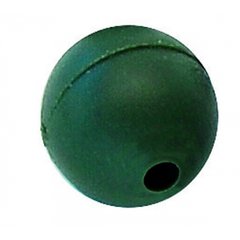 Soft beads Ø 4 mm matte green - Кулька буферна резинова, діаметр: (Ø 4мм), кількість: (25шт)