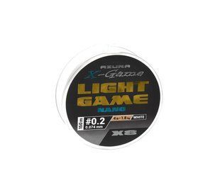Шнур Azura X-Game Light Game Nano PE X-8 150m #0.2 - 0,074mm 1,8kg - 4lb White