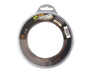 Шок лидер моно FOX Edges Soft Tapered Leaders Trans Khaki 12-30lb