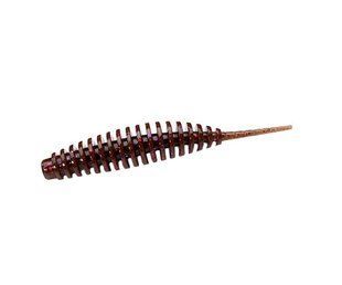 Силікон FishUp Tanta 1.5" (10шт), #050 - Green Pumpkin Brown/Red & Purple