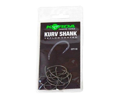 KORDA Гачки Kurv Shank Hook, №4