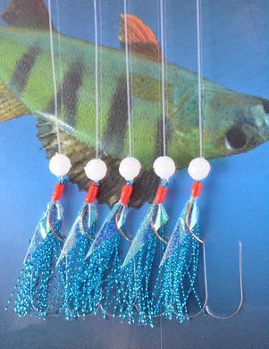 Снасть спiнiнгова Perch Killer з пелюстком 100cm blue