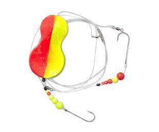 Готове оснащення Zebco Z-Sea Flatty Teaser Inline Rig №1 0.7/0.4см 90/25см 30г Orange/Yellow