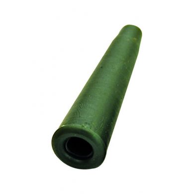 Tail Rubbers Ø 3/6 mm (10 pcs) Matte green - Конус гумовий для беспечних кліпс, кількість: (10шт)