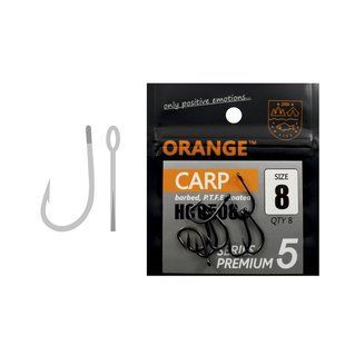 Гачки ORANGE Carp Premium Series 5, колір teflon, розмір №14, в уп. 8шт