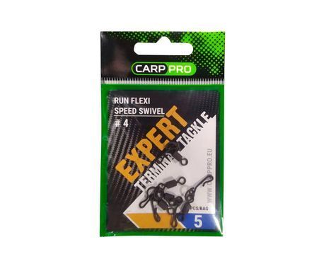 CARP PRO Швидкоз'ємна застiбка на вертлюжку RUN FLEXI-SPEED SWIV