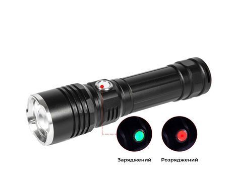 Ліхтар ручний Quantum Solid-M 10W LEDз USB + Li-ion18650/1500mAh