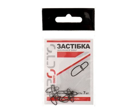 Просто снасті Insurance Snap #3 27kg 7pcs Black Nickel