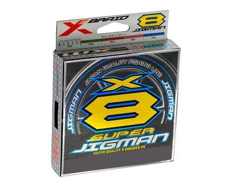 Шнур YGK X-Braid Super Jigman X8 200м #1.2 25lb