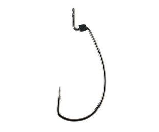 Гачки Gamakatsu Worm Offset EWG №5/0 Black Silicon Stopper