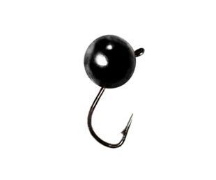 Мормишка Acoustic Baits &laquo;Куля з вушком&raquo; &Oslash;3.5мм #12 0.35г Black