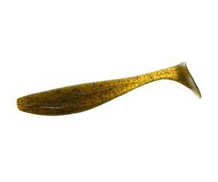 Силікон FishUp Wizzle Shad 5" (4pcs.), #074 - Green Pumpkin Seed