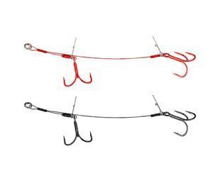 Готове оснащення Savage Gear Carbon49 Double Stinger #1/0 11.5см 16кг 2шт