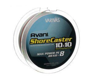 Шнур Varivas Avani Shore Caster 10x10 Max Power PE X8 200м #0.8