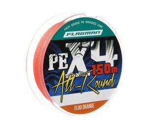 Шнур Flagman All-Round PE X-4 150m 0.26mm Fluo Orange