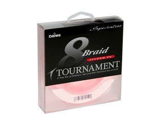Шнур Daiwa Tournament 8xBraid Pink 0.14мм