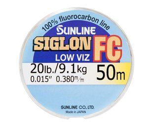 Флюорокарбон Sunline Siglon FC 50m 0.38mm 9.1kg повідковий