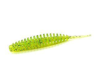 Силікон FishUp Tanta 1" (12шт), #055 - Chartreuse/Black