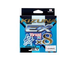 Шнур OWNER NEW KIZUNA EX 56133 Broad PEx8 #0,17мм 9,2кг 150м Invisible Blue