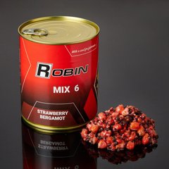 "MIX-6" зерен ROBIN 900 ml. ж/б ПОЛУНИЦЯ-БЕРГАМОТ