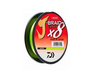 Шнур Daiwa "24 J-Braid Grand X8E Сhartreuse 135м 0.22мм