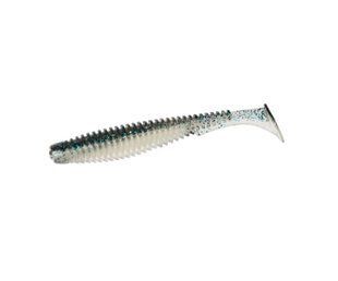 Силікон FishUp U-Shad 4" (8pcs.), #201 - Bluegill/Pearl