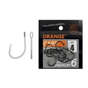 Гачки ORANGE Carp Premium Series 6, колір teflon, розмір №10, в уп. 8шт