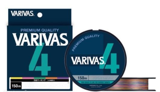 Шнур Varivas PE Line Multi Color X4 150m Max 9.51kg #1.2 (VA 13534)