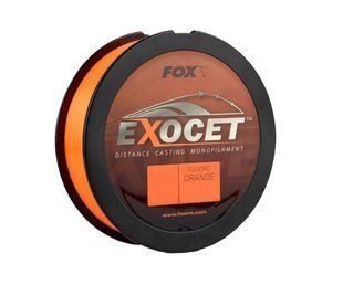 Exocet Fluoro Orange Mono 0.26mm 10lb / 4.9kg - Жилка коропова помаранчова, (0,26мм/4,9кг), довжина: (1000м)