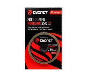 Поводковий матеріал Cygnet Soft Coated Hooklink 25lb 20м