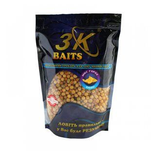 Прикорм 3KBaits &laquo;Зерновий МІКС ГОРОХ&raquo; (банан), 1кг, 3к02103