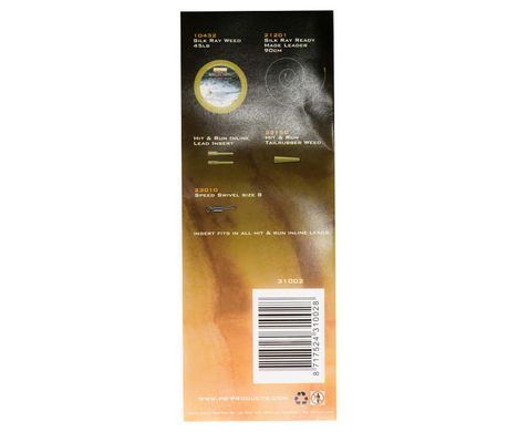 Готове оснащення PB Products R2G SR Hit & Run Leadclip Leader 90 Weed