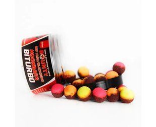 Преміум насадка BOUNTY "BITURBO" "RED FISH / BLACKBERRY" рожевий 10мм, 50 ШТУК