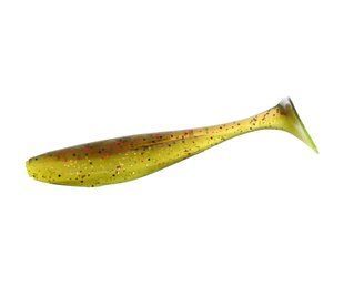 Силікон FishUp Wizzle Shad 3" (8шт), #203 - Green Pumpkin/Flo Chartreuse