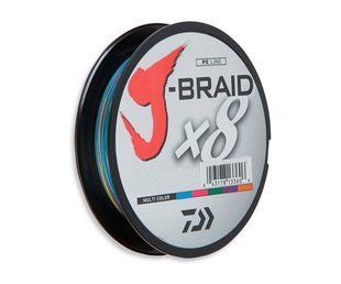 Шнур Daiwa J-Braid x8 Multicolor 300м 0.13мм