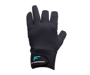 FLAGMAN Рукавички спiнiнгiста неопрен обрiз 3 пальцi Titanium coated L