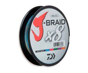Шнур Daiwa J-Braid x8 Multicolor 300м 0.35мм