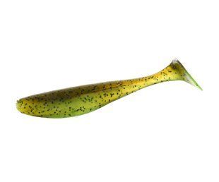Силікон FishUp Wizzle Shad 3" (8шт), #204 - Green Pumpkin/Chartreuse
