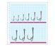 Двiйник "OWNER" (SDN-31BC) 51649-04 Narrow Eye №04 6шт. Black