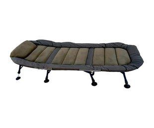 Marshal Flat Bedchair, 210x85x32cm (Комфортная прочная кровать на 8-ми регулируемых ножках