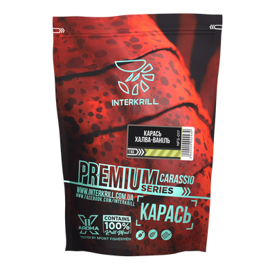 Принада INTERKRILL PREMIUM SERIES Карась-Халва-Ваніль 1кг