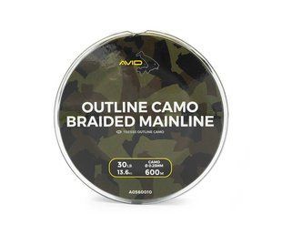 Шнур Avid Carp Outline Camo Braided Mainline 600м 30lb