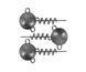 Джиг-голівка Fox Rage Corkscrew Round Jig Heads 15г 3шт
