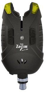 Satellite 301 bite alarm, yellow - Сигналізатор клювання з жовтим світлодіодом, (працює від 1-ї батарейки 9V 6LR)