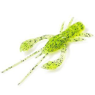 Силікон FishUp Real Craw 1.5" (10шт), #055 - Chartreuse/Black