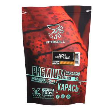 Принада INTERKRILL PREMIUM SERIES Карась-Бісквіт-Спеції 1кг