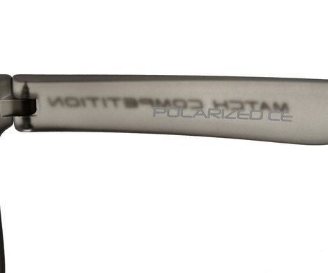 Match competition floating glasses grey frame and lense -middle grey