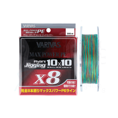 Шнур Varivas Avani Jigging 10x10 Max Power X8 300м #4.0 Multicolor